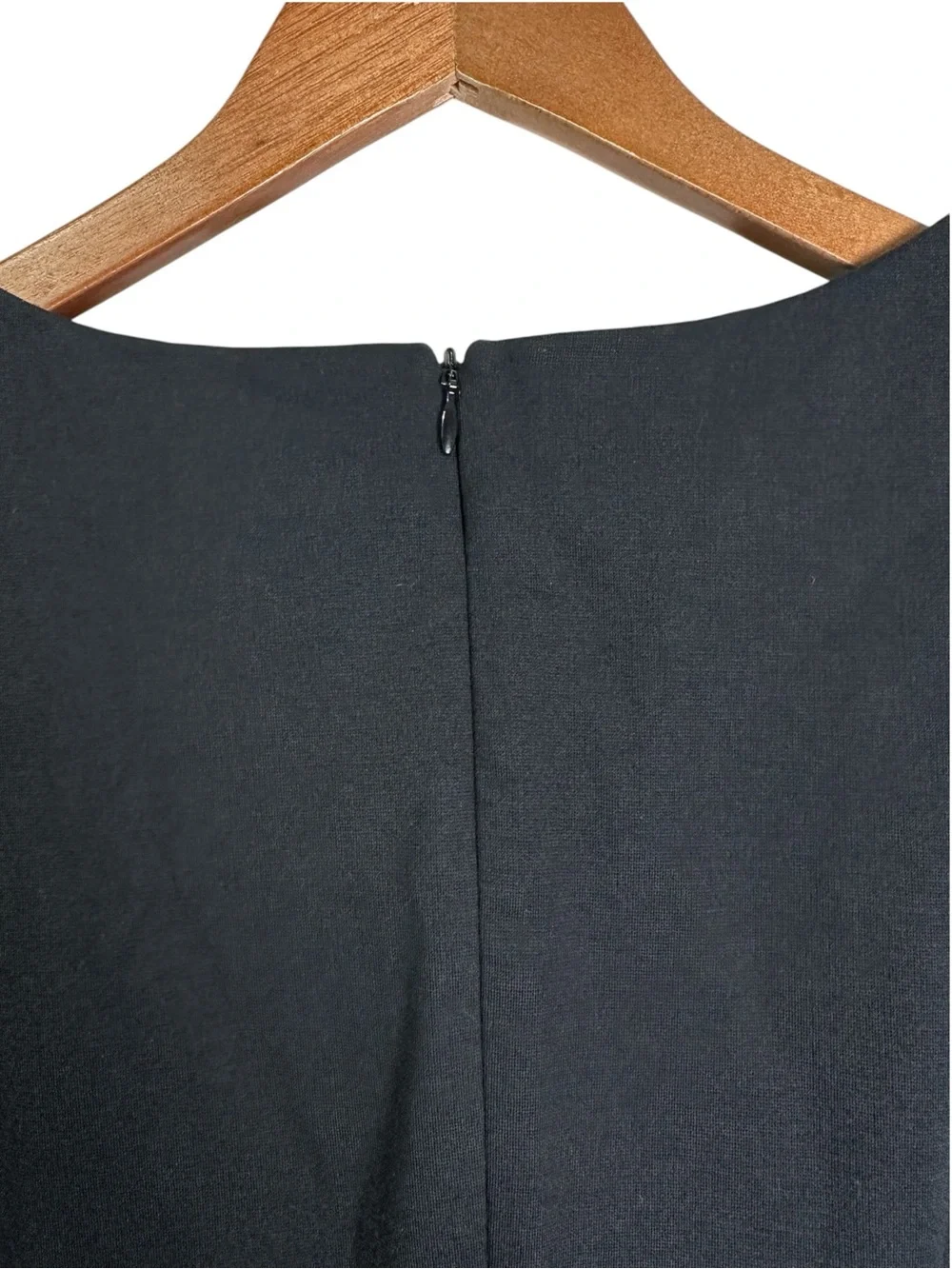Boden Women’s 10R Black 3/4 Sleeve Boat Neck Tie Waist Peplum Top